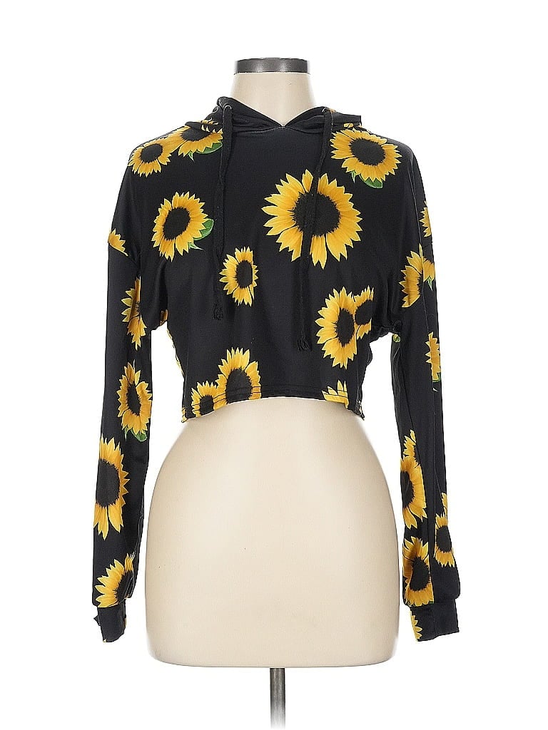 Pre-owned Unbranded Long Sleeve T-shirt In Black