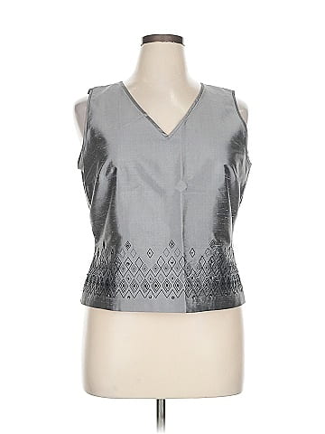 Sunny Leigh Sleeveless Silk Top (view 1)