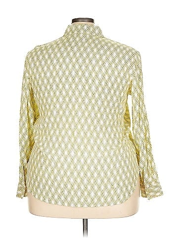 Peter Nygard Long Sleeve Silk Top (view 2)