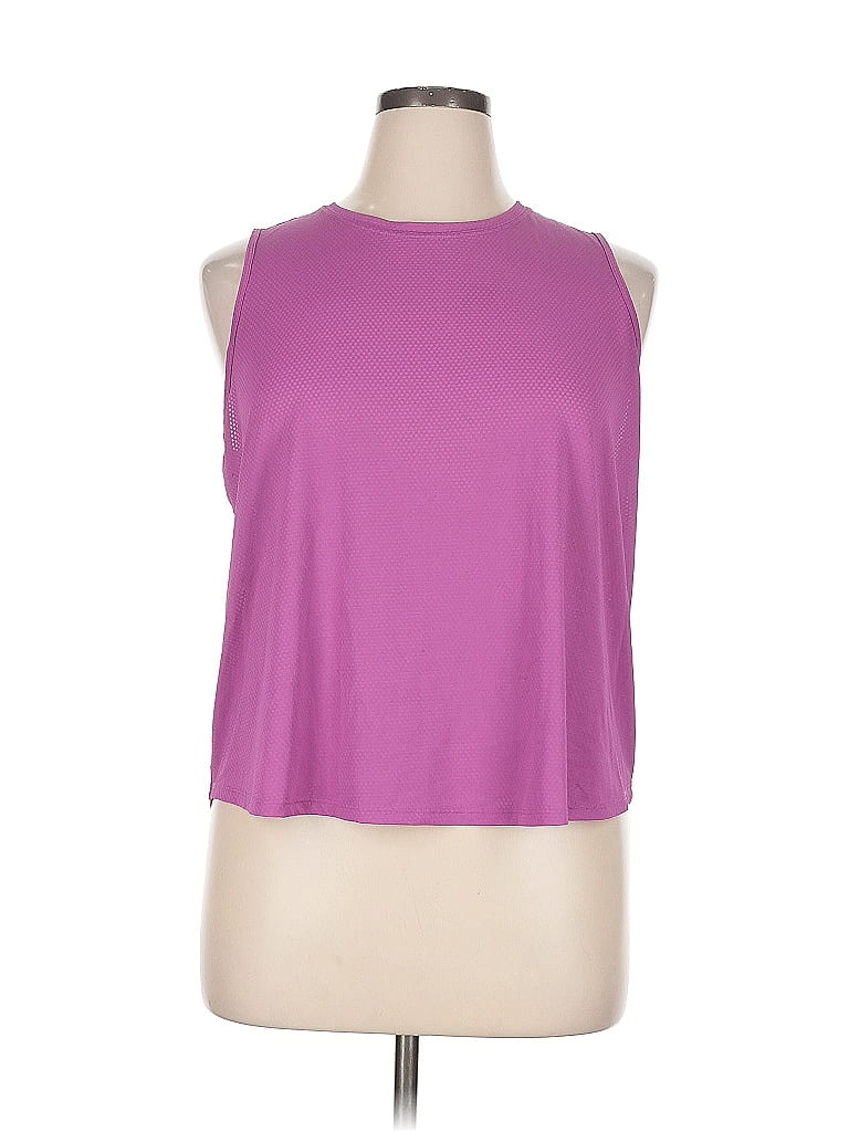 Pre-owned Tek Gear Sleeveless T-shirt In Purple