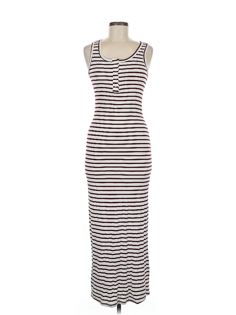 Pre-owned Heart & Hips Casual Dress In Burgundy