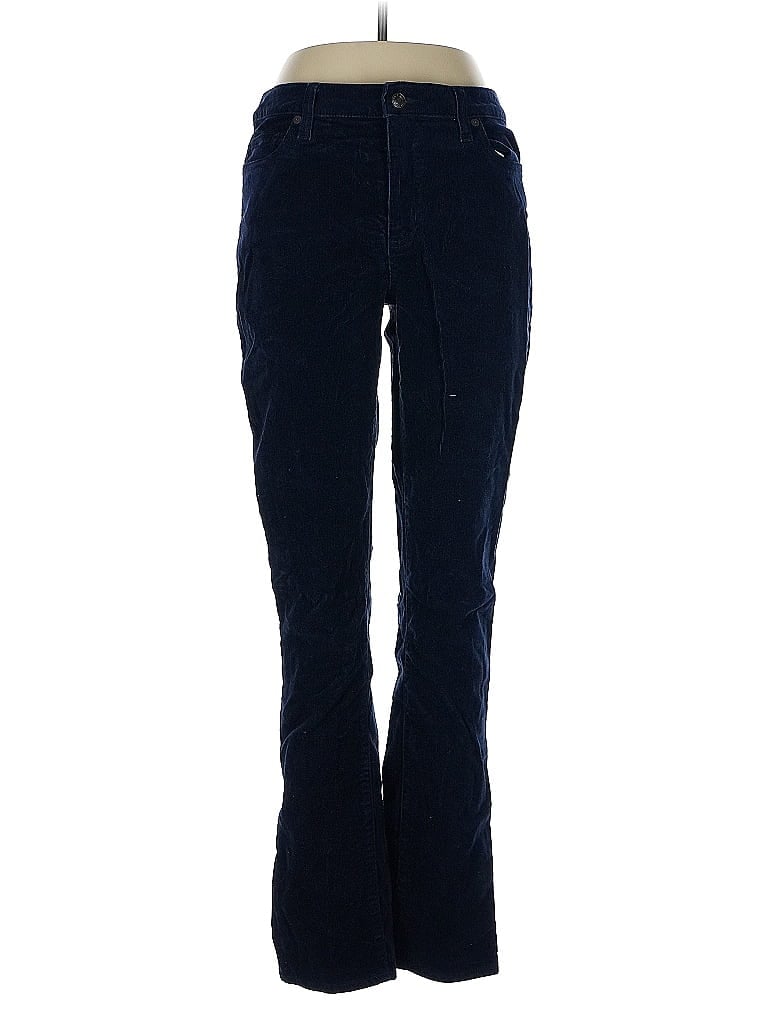 Pre-owned Lands' End Casual Pants In Blue