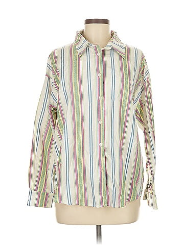 Vrg Grl Long Sleeve Button-Down Shirt (view 1)