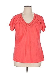 Jm Collection Short Sleeve Blouse