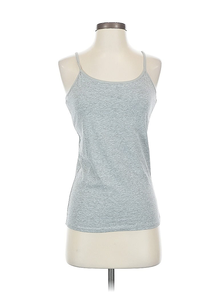 Pre-owned Unbranded Tank Top Gray Halter Neckline Tops