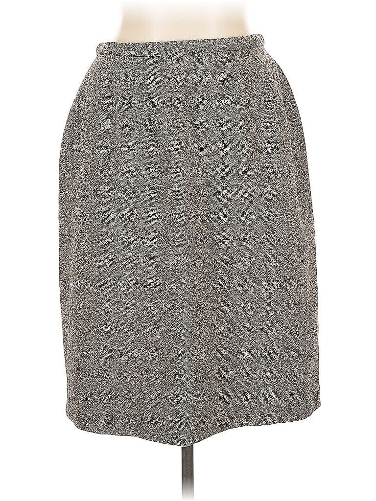 Pre-owned Assorted Brands Casual Skirt In Gray
