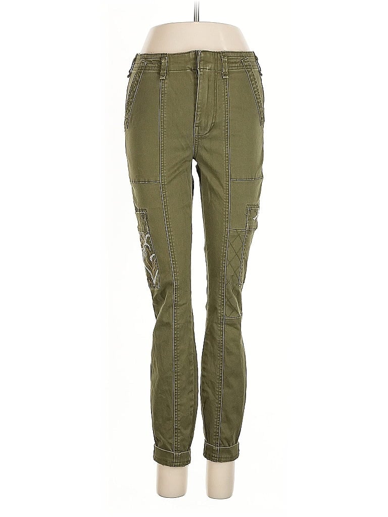 BY ANTHROPOLOGIE Pre-owned Cargo Pants In Green