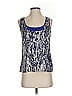 Tory Burch 100% Silk Blue Sleeveless Silk Top Size 2 - photo 1