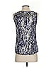 Tory Burch 100% Silk Blue Sleeveless Silk Top Size 2 - photo 2