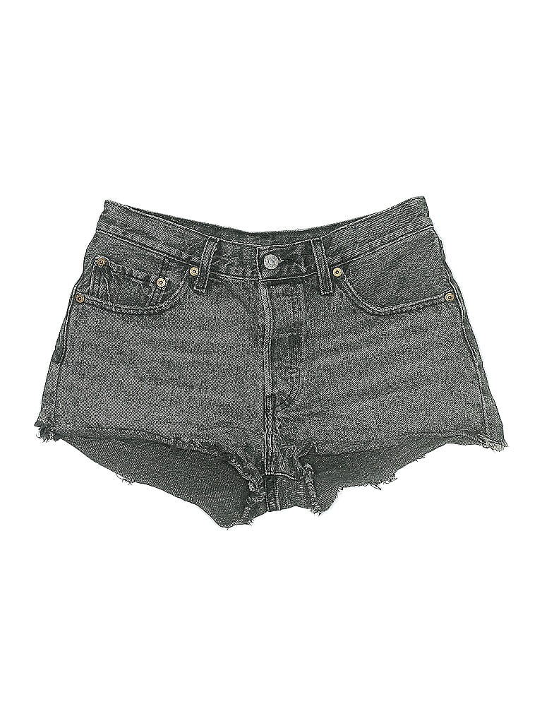 Pre-owned Levi's Denim Shorts In Black