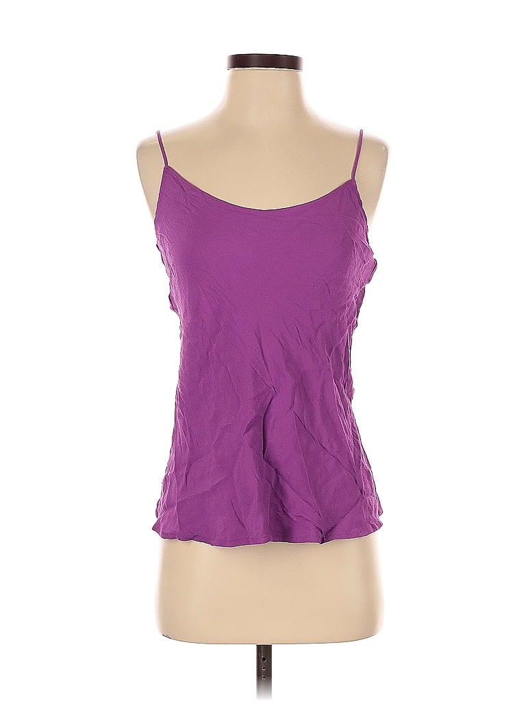 CAPULET Pre-owned Sleeveless Top Purple Sweetheart Neckline Tops