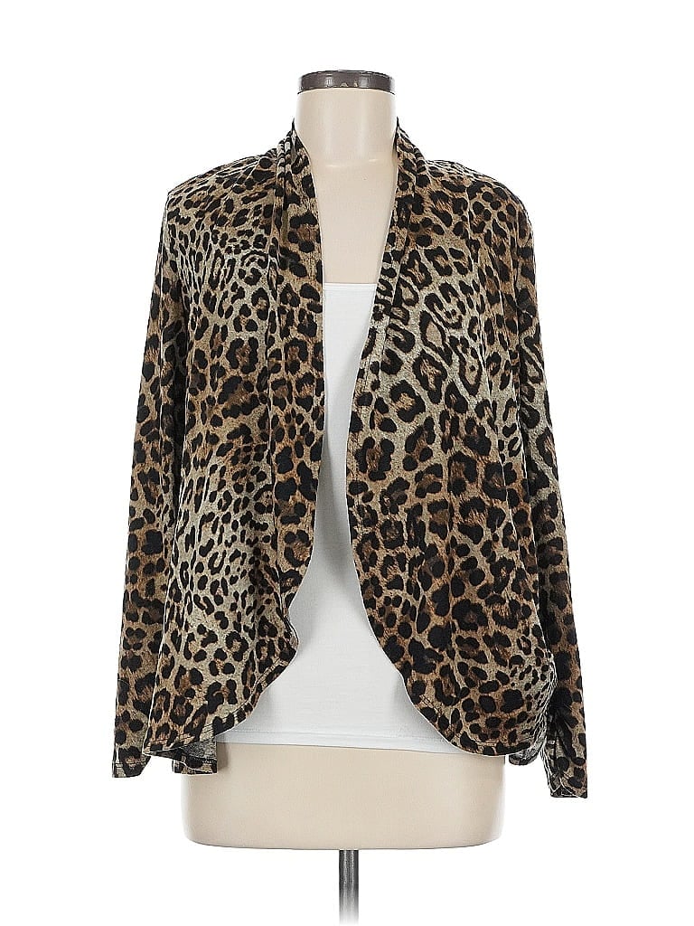 Pre-owned Apt. 9 Cardigan Sweater In Brown