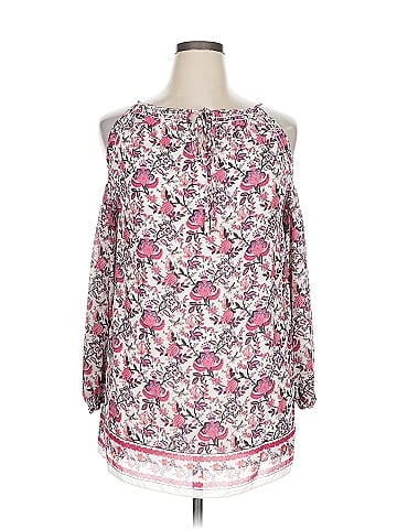 Max Studio 3/4 Sleeve Blouse (view 1)