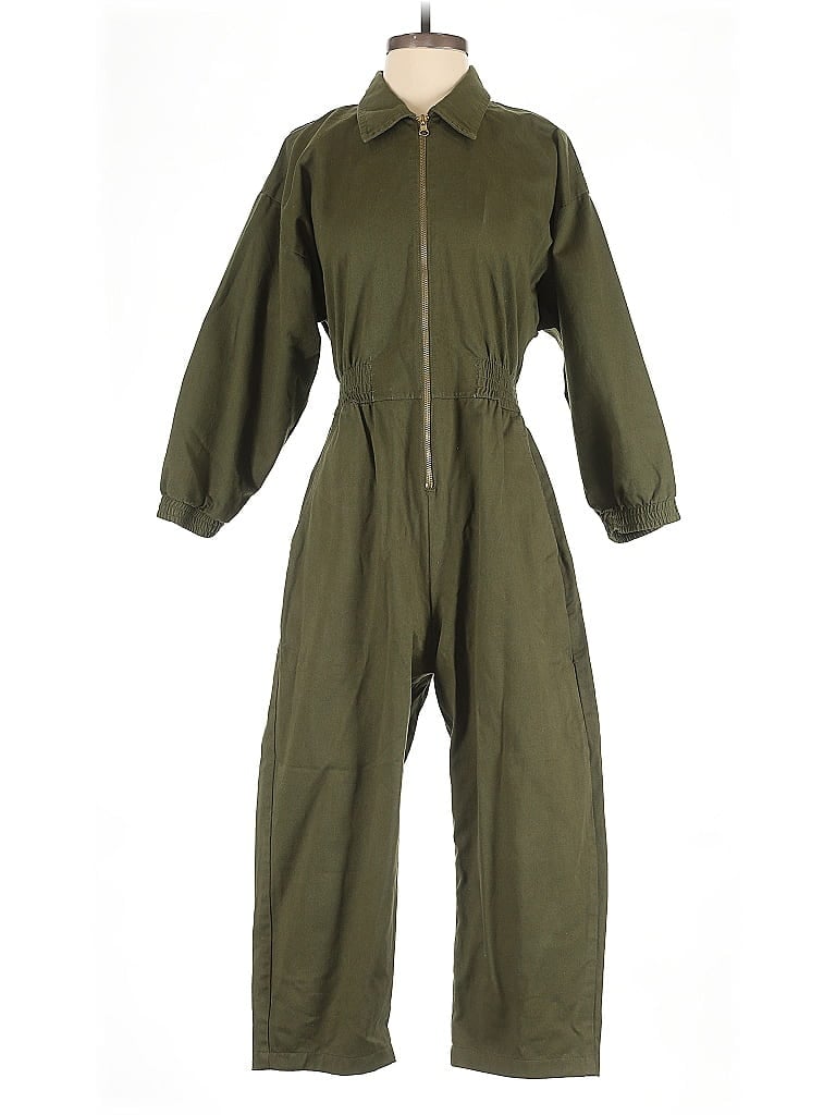 Pre-owned Mien Jumpsuit In Green