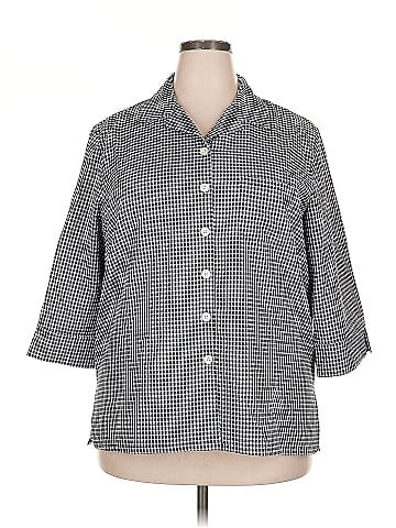 Appleseeds 3/4 Sleeve Button-Down Shirt (view 1)