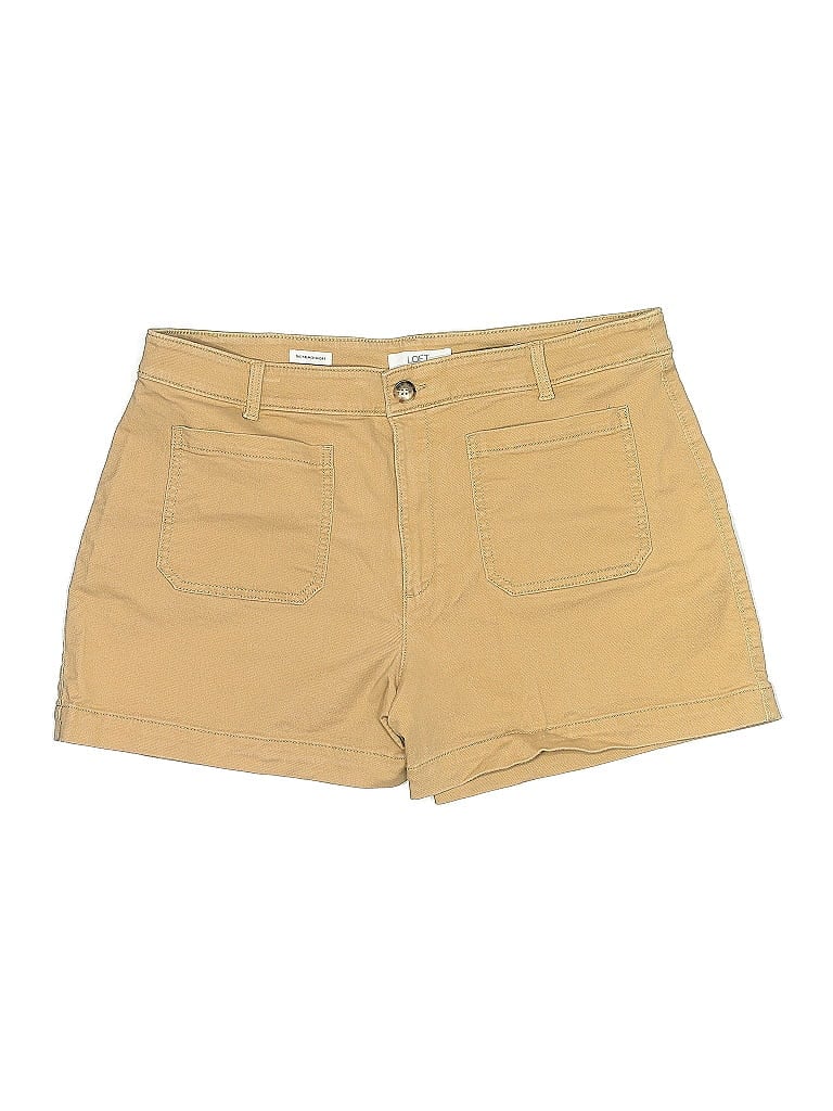 Pre-owned Ann Taylor Loft Khaki Shorts In Yellow