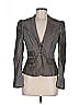 Bebe Metallic Gray Green Blazer Size 6 - photo 1