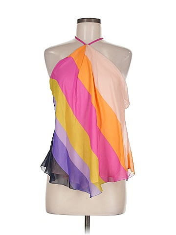 Trina Turk Sleeveless Silk Top (view 1)