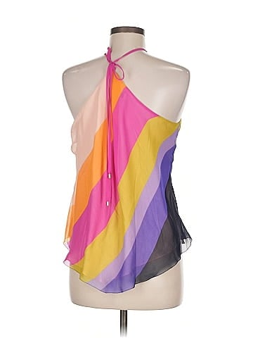 Trina Turk Sleeveless Silk Top (view 2)
