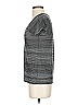 Athleta Stripes Gray Short Sleeve T-Shirt Size XXS - photo 5