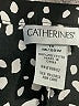 Catherines 100% Polyester Polka Dots Black 3/4 Sleeve Blouse Size 1X - photo 7