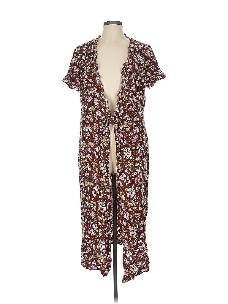 Pre-owned Primark Casual Dress In Burgundy