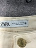 Zara Ivory Tan Jeans Size 6 - photo 6