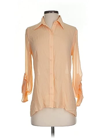 Alice + Olivia 3/4 Sleeve Silk Top (view 1)