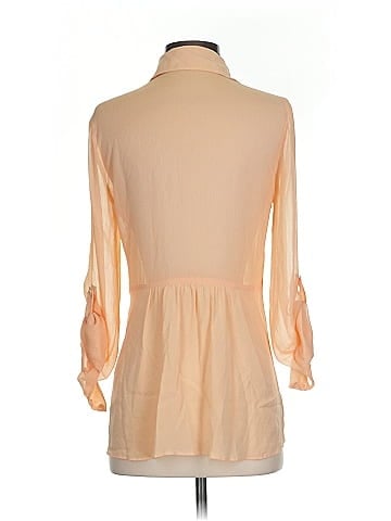 Alice + Olivia 3/4 Sleeve Silk Top (view 2)