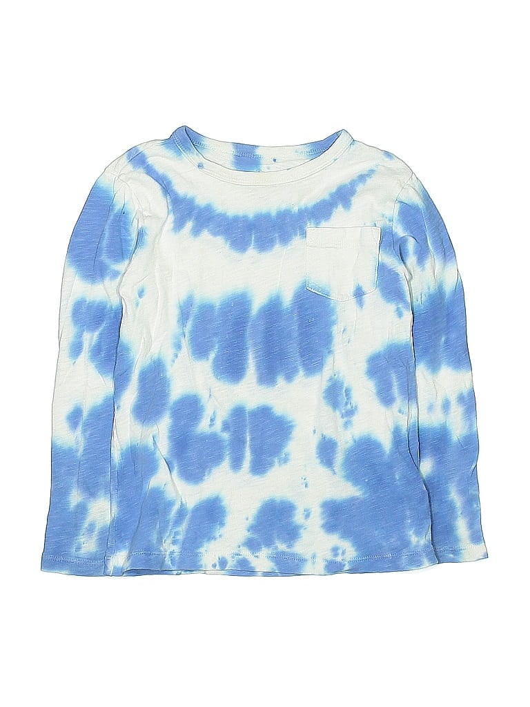 Pre-owned Crewcuts Kids' Long Sleeve T-shirt In Blue