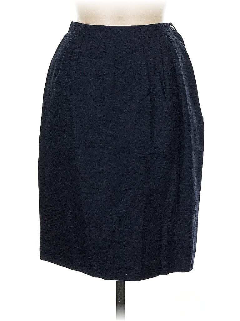 Pre-owned Assorted Brands Formal Skirt In Blue