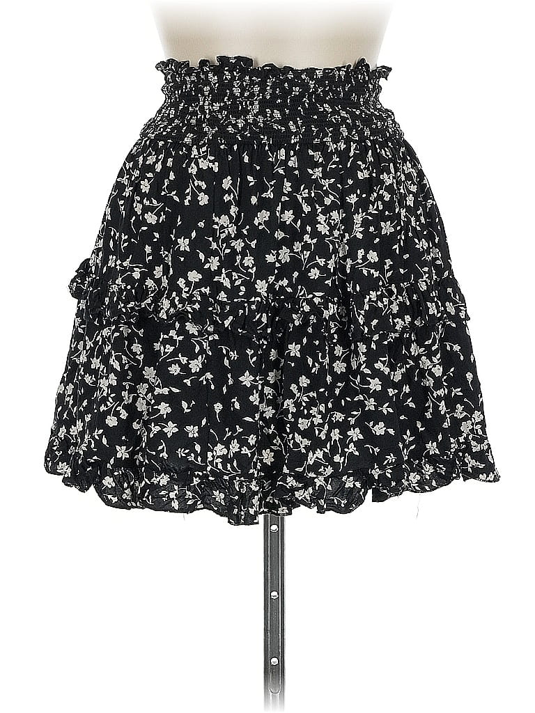 Pre-owned Japna Casual Skirt In Black
