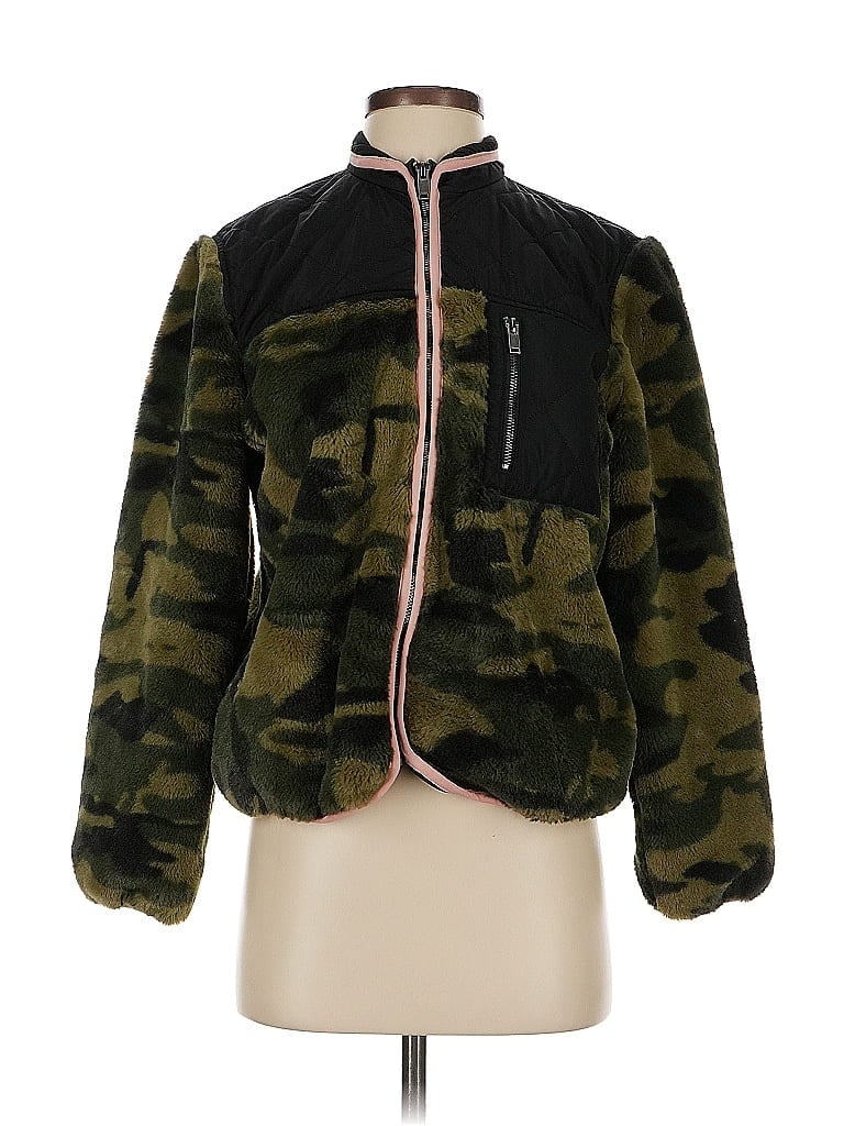 Pre-owned Rails Cardigan Sweater In Green