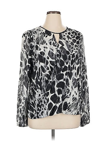 St. John Long Sleeve Silk Top (view 1)