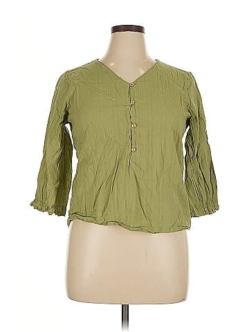 NY Collection 3/4 Sleeve Blouse (view 1)