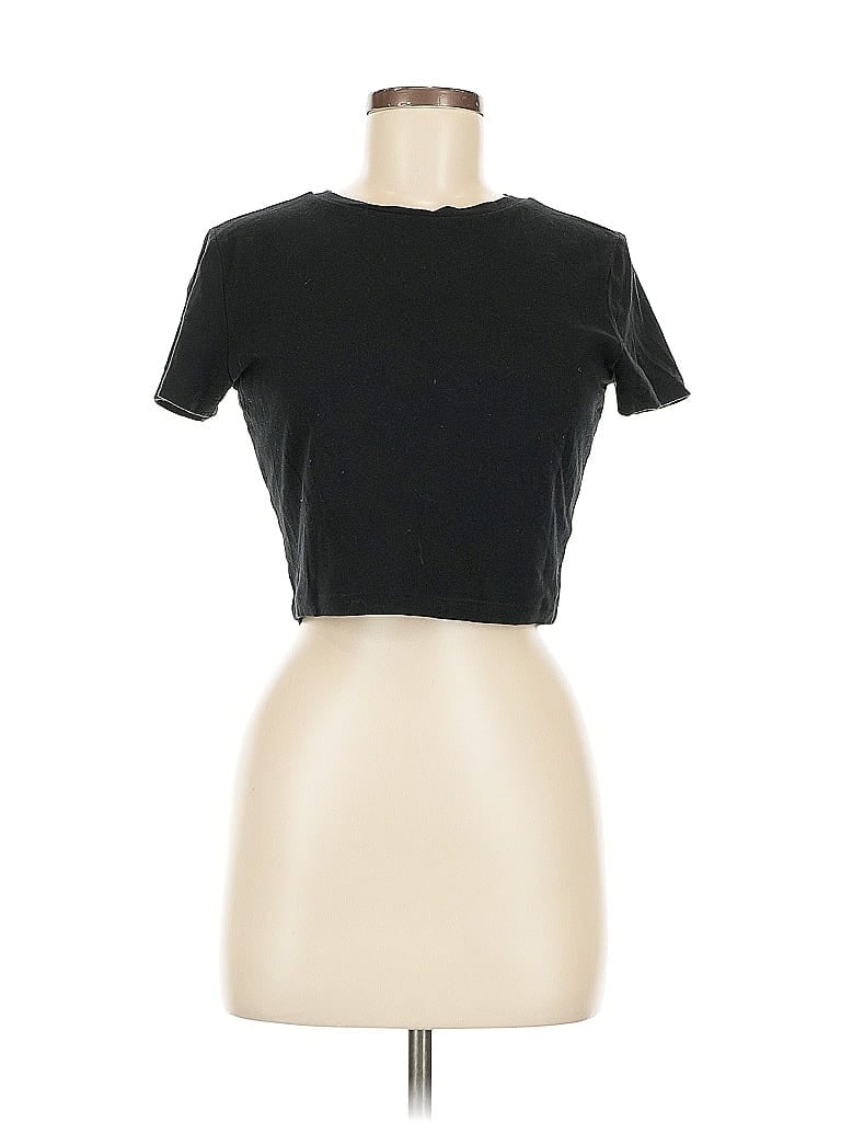 Pre-owned Wild Fable Short Sleeve T-shirt In Black