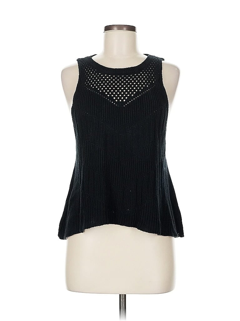 Pre-owned American Eagle Outfitters Sweater Vest In Black