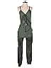 Khush 100% Rayon Solid Green Jumpsuit Size S - photo 1