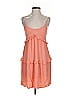 Express 100% Rayon Orange Casual Dress Size XXS - photo 1