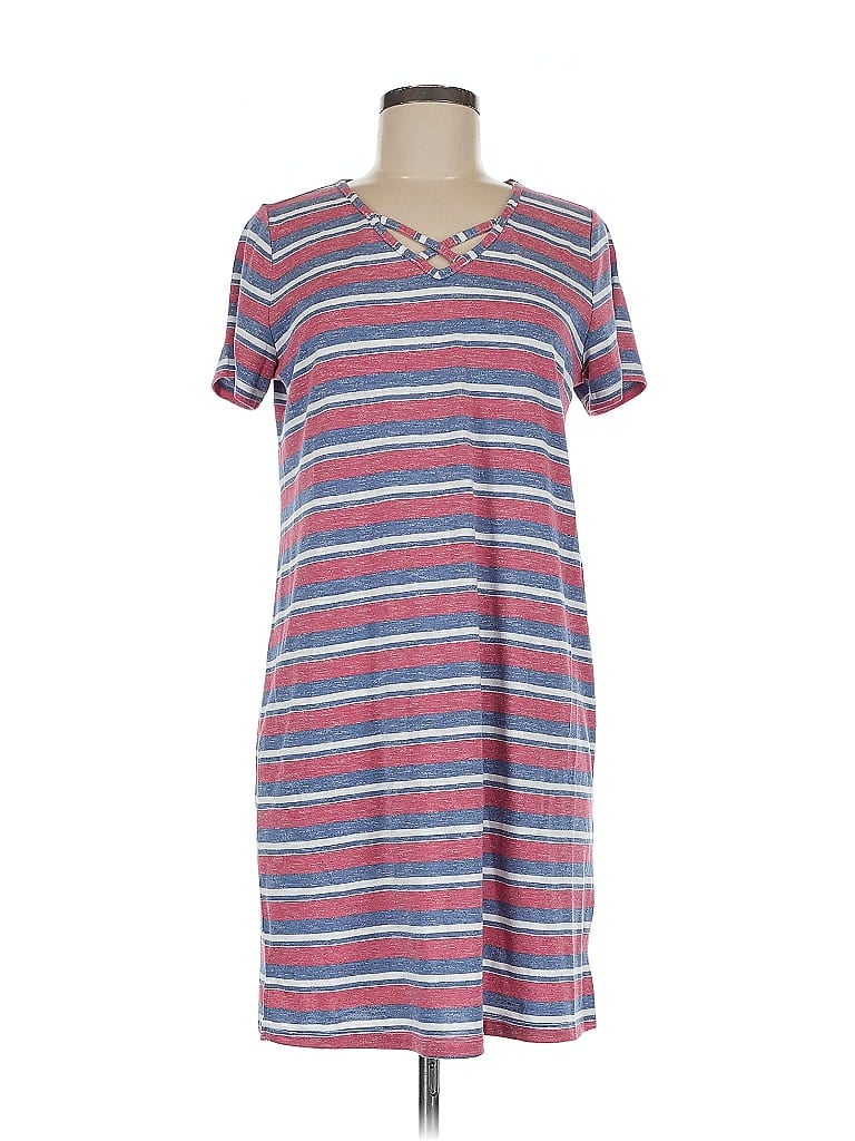 Pre-owned Sonoma Goods For Life Casual Dress In Burgundy