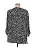 Catherines 100% Polyester Polka Dots Black 3/4 Sleeve Blouse Size 1X - photo 2