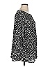 Catherines 100% Polyester Polka Dots Black 3/4 Sleeve Blouse Size 1X - photo 4