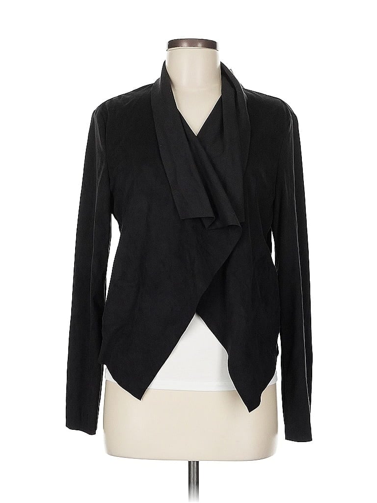 H BY HALSTON Pre-owned Cardigan Sweater In Black