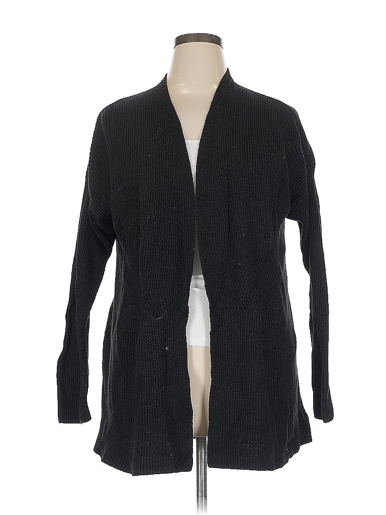 Pre-owned Gap Cardigan Sweater In Black