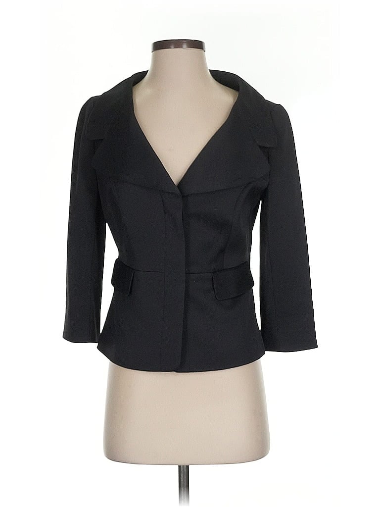 Pre-owned Ann Taylor Blazer Jacket In Black