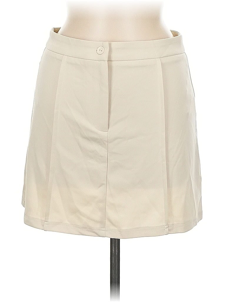 Pre-owned Commense Casual Skirt In White