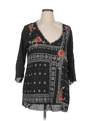 Johnny Was 3/4 Sleeve Blouse (view 1)