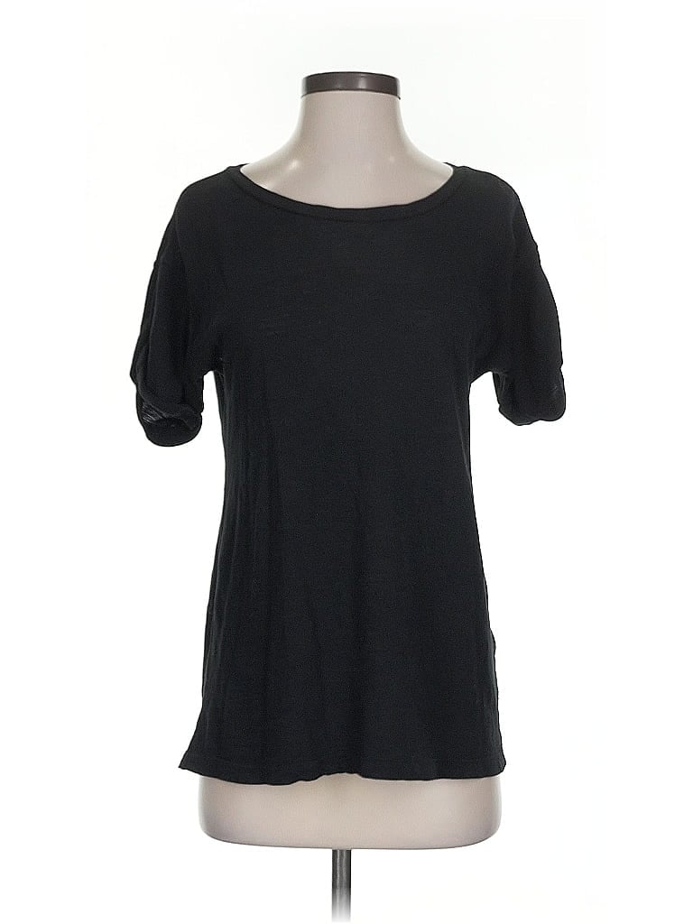 Pre-owned Banana Republic Short Sleeve T-shirt In Black