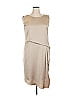 Gerard Darel 100% Polyester Tan Gold Cocktail Dress Size 14 (46) - photo 1