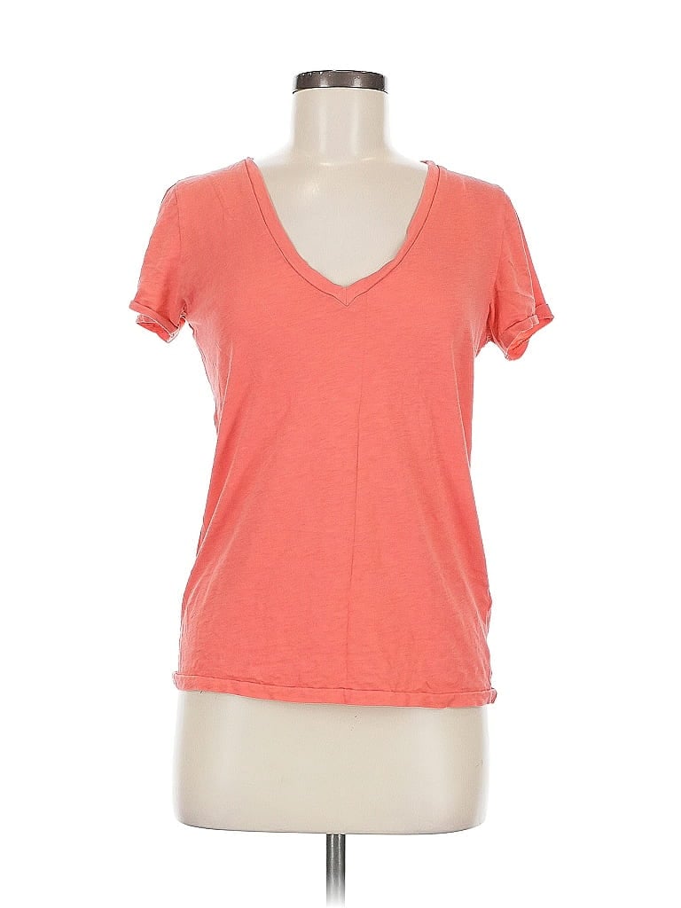 Pre-owned J. By J.crew Short Sleeve T-shirt In Orange